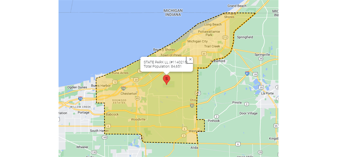 Did you know how far State Park Little League boundaries went?