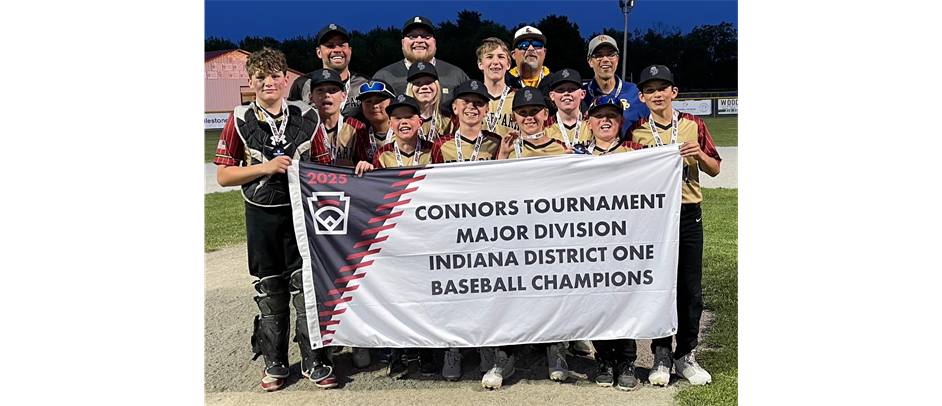 2025 District 1 Connor Tournament Champions - Team Martinez