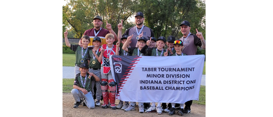 2025 District 1 Taber Tournament Champions - Team Steege